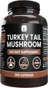 Pure Original Zutaten Türkei Tail Pilz, (365 Kapseln) Keine Magnesium oder Reisfüller, Immer rein, Lab Verifiziert