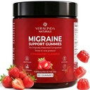 Veralinda Migraine Gummies – Original Triple Protocol Formula, 60 Gummies with Magnesium, Riboflavin B2 & Feverfew – Natural Brain Health Supplement for Migraine Wellness Support for Women & Men