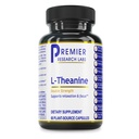 Premier Research Labs L-Theanine Double Strength - Pure L Theanine Supplement 200mg, Focus & Energy Support for Men & Women, Amino Acid for Relaxation, Support for Adults & Kids - 60 Vegan Capsules
