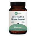 ruved LivTone - Liver Care, Liver Support Supplement für Damen und Herren mit Amla, Andrographis & Picrorhiza, Pillen mit Bio Kräutern für natürliche Detox - 90 Kapseln (1 Zähler)