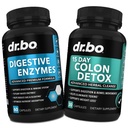 Verdauungsenzyme & Colon Cleanser Detox - Verdauungsergänzung & 15 Tage Darmreiniger Pillen für Frauen & Männer - Fast Natural Laxative for Constipation Relief & Bowel Bewegungsergänzungen für Gut