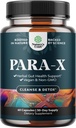 PARA-X Herbal Gut Health Supplement - Immune Support with Black Walnut Wormwood & Cloves - Supports Digestive Health & Gut Health for Women & Men - Intestinal Detox Cleanse - Formulated in USA - 60 Ct
