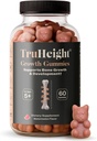 TruHeight Growth Gummies (Watermelon) Natural Growth & Development Supplement for Kids & Teens - Vitamin D, K, Calcium & Ashwagandha - Knochenstärke Vitamine D3 K2 - Picky Eater Vitamin - Alter 5+