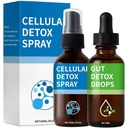 Aacnre Zeolite Detox Pack, Zeolite Drops for Detox & Cleanse, Clinoptilolite Drops & Spray for Heavy Metal Support, Gut Health for Adults