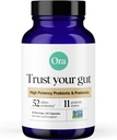 Ora Organic Probiotics mit Präbiotika - 52 Milliarden CFU 11 Klinisch untersuchte Strains für Verdauungsgesundheit, Vertrauen Sie Ihr Gut, Glutenfrei, 60 Kapseln