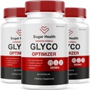 (3 Pack) SugarHealth Glyco Optimizer - Official SugarHealthy Premium Supplement Pills, All Natural SugarHealth Advanced Formula Glyco Support Wellness & Overal Health Review, 180 Capsules For 3 Months
