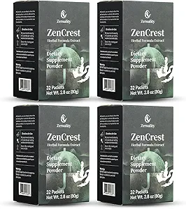 ZenCrest, Natürliche Kräuter Prostata-Ergänzung, Traditionelle chinesische Kräuterformel, Förderung gesunder Prostata, Förderung Urogenitalfunktion, keine Nebenwirkungen, (128 Packungen - 4 Boxen) (4)