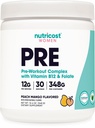 Nutricost Pre-Workout Pulver für Frauen, Peach Mango, 30 Portionen