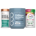 NeoCell Women’s Debloat Beauty & Balance Bundle | 3-in-1 Bundle Pack Collagen Bio-Peptides Protein | Debloat Probiotic | Women’s One + Multivitamin