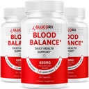 (3 Pack) Glucorx Capsules - Glucorx Daily Health Support Advanced Formula Premium Ingredients Maximum Strength, All Natural Pills Support for Overall Health and Wellness, 180 Capsules for 3 Months