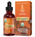 Tropical Oasis USDA Organic Liquid Vitamin C Drops for Adults & Kids | Supports Healthy Immune System | 98% Absorption Rate | Vegan | Non-GMO | Gluten Free | 60 Servings