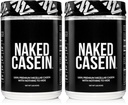 NAKED Casein - 1Lb Micellar Casein Protein - Bulk, Zero Carb, GMO-Free, Gluten Free, Soy Free, Preservative Free - Stimulate Muscle Growth - Enhance Recovery - 15 Servings (Pack of 2)