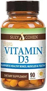 Script Essentials Vegan Vitamin D3 5.000 IU für gesunde Muskelfunktion, Knochengesundheit und Immununterstützung - Non-GMO, Glutenfrei und koscherzertifiziert - 90 Servierungen