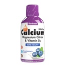 Bluebonnet Nutrition Liquid Calcium Citrate Magnesium Citrat, Vitamin D3, Knochengesundheit, Glutenfrei, Soja frei, milchfrei, kosher,32 Servierungen, Blueberry Flavor, 16 Fl Oz (Pack von 1)