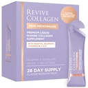Revive Collagen Perimenopause — Hydrolyzed Marine Collagen Drink for Women, 5,000MG, Inositol, Selenium, Vitamin B6-B12, C & D, Supports Skin Wellness & Daily Energy, Passionfruit Flavour — 28 Packets