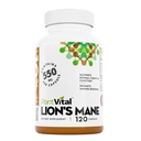 PlantVital Lions Mane Supplement - Organic Lion's Mane Mushroom Capsules - 1100 mg per serving (10:1 Extract) with 40% Polysaccharides - Immune System and Normal Brain Support Nootropic - 120 Capsules
