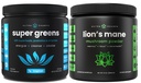 NutraChamps Super Greens Tropical & Lion's Mane Powder. Greens & Adaptogen Powder Blends