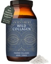Ancient + Brave Wild Marine Collagen Powder 7.05oz (Ap 33 Servings), Marine Collagen Peptides, Bioavailable Protein Powder, Supplements for Women, Keto Friendly, Supplement for Hair, Skin and Nails