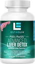 Liver Cleanse Detox & Repair PQQ + Inositol Formula, Updated V2.0 (Non Milk Thistle Supplement and Artichoke Extract), for Liver Health and Liver Detox, Liver and Vesicle Cleanser