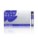 NEWELLME Glow+Beauty Collagen Drink – Liquid Beauty Supplement with Hyaluronic Acid & Antioxidant Complex, Supports Skin Hydration, Hair & Nail Strength, 14 Bottles