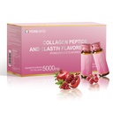 Ageless Beauty Marine Collagen Drink, 5,000mg Korean Collagen Tripeptide Liquid Collagen for women with French Hydrolyzed Collagen, Skipjack Elastin Peptide, Supports Skin, Less Wrinkles, 0 Additives