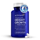 Height Growth Supplement for Kids & Teens - Clinically Tested Boron, Vitamin D3, Calcium, Amino Acids, Magnesium Pills - Hormone Health, Development, Nutrition Support - 60 Vegan Capsules