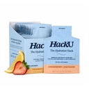 HackU Sugar-Free Electrolyte Packets for Body and Skin Hydration Support | Strawberry Lemonade | 25ct | Drink Mix