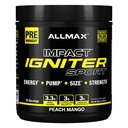 ALLMAX IGNITER Sport, Peach Mango - 320 g - Pre-Workout Formula - with Caffeine, L-Citrulline, L-Arginine, Creatine & Beta Alanine - Up to 50 Servings