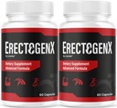 (2 Pack) ErectogenX Capsules - Official ErectogenX Health Support Formula All Natural Premium Ingredients Advanced Multivitamin Pills for Overall Health & Wellness Reviews, 120 Capsules for 2 Months