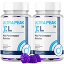 (2 Pack) Ultra Peak XL Gummies for Men, Official UltraPeak XL Male Gummys with All Natural Ingredients, Ultra PeakXL Maximum Strength Health and Wellness Multivitamin Supplement Gummys (120 Gummies)