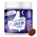FlavCity Melatonin Schlafgummis für Erwachsene, Licht aus Gummy - Chewable Sleep Support Supplement mit Plant-Based GABA, Magnesium & Kamille für Deep & Restful Bedtime, 30-Day Supply