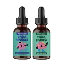 Parasite Cleanse for Kids,with Black Walnut and Wormwood Extract ，2 Bottles