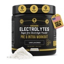 HRDWRK - Elektrolyte Pulver Keto Hydration Zucker frei mit Magnesium, Kalium und Natrium - 100 Servierungen | Boost Endurance und Reduce Fatigue mit dieser Elektrolyt-Ergänzung - Maximale Hydration