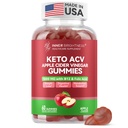 Inner Brightness Apple Cider Vinegar Gummies, ACV Gummies, Detox Cleanse for Weight Loss, Weight Loss for Women - Gut Health & Digestive Comfort - Vegan, Gluten-Free, Non-GMO - Apple Flavor, 60 Count