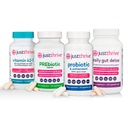 Just Thrive Core Health Complete Capsules Bundle – Probiotic, PREbiotic, Daily Gut Detox and Vitamin K2-7– Advanced Digestive, Detox, and Circulatory Support for Complete Body Wellness
