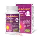 Natural Factors Methylcobalamin 10,000 mcg - Vitamin B12 Supplement in Metabolically Active Form - Supplement Supports Cell Formation & Energy Production - 30 Chewable Tablets (30 Servings)
