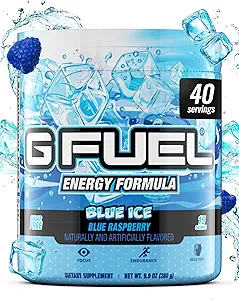 G Fuel Clickbait Energy Drink Powder, Pre Workout Caffeine Mix for Gaming, Sugar Free Focus Amino, Vitamin + Antioxidantien, 9.8oz (Cherry Pomegranate, 40 Portionen)