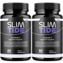 (2 Pack) Slimtide Capsules, Official Slim Tide Weight Management Pills with All Natural Ingredients, Advanced Formula Wellness Supplement with Maximum Strength Active Lifestyle Vitamins (120 Capsules)