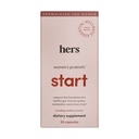 Hers Start Supplement - Women's Daily Multivitamin + Probiotic Supplement - Supports Healthy Gut, Immune System, Metabolism, Urinary Tract - Gluten Free, Non-GMO, Vegetarian - 30 Capsules
