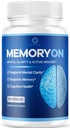 MemoryOn - MemoryOn Capsules Brain Advanced Formula Support Daily Pills Memory All Natural Ingredients Maximum Strength, Vitamins for Health and General Wellness, 60 Capsules for 1 Months