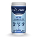 Replenza Daily Replenisher Nutritional Support Powder – Muscle Recovery, Digestive Health & Skin Elasticity Mix of Amino Acids, Prebiotics and Collagen Peptides – Unflavored, 30 Scoops