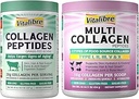 Multi Collagen Peptide Pulver 16oz & Rinder Collagen Peptide Pulver 8oz