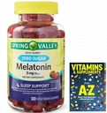 Spring Valley Melatonin Gummies Dietary Supplement, 5 mg, 120 Count +Better Guide Vitamins &Supplements
