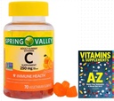 Vitamin C Gummies for Adults - Immune Support - 250 mg (70 ct) from Spring Valley+Better Guide Vitamins & Supplements