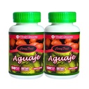 Original Aguaje CurvyFruit Pills x 2 Bottles: Promotes Bigger Butt, Breast, and HIPS Naturally - 550 mg x 100 Pills- 60 Days Supply