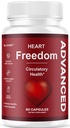 Heart Freedom - Heart Freedom Capsules, Official Pills All Natural Ingredients - Maximum Strength, Premium Advanced Formula Support Health & Wellness, 60 Capsules for 1 Month