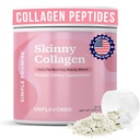 Skinny Collagen Weight Loss Supplement (Unflavored) - Hydrolyzed Multi-Collagen Peptides Powder Drink - Types I, II, III, V, X - Supports Fat Burning & Weight Goals For Women - 30 Servings