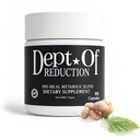 Dept. Of (Department of Reduction White Mulberry Leaf Reducose® 5% DNJ & Cinnamon, Help Reduce Blood Sugar Spikes, Supports Metabolism, Digestion, Energy, Portion Control, Cravings, 60 Vegan Capsules