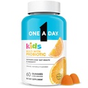 One A Day Kids Multivitamin with Probiotic, Multivitamin Gummies, Kids Probiotic for Digestive Health, Gummy Vitamins with Vitamin D for Immune Support, Orange Flavor, 60 Count