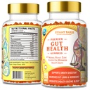 Gut Support Gummies with Prebiotic Fiber (Inulin) for Digestive Comfort, Gut Microbiome, Gas & Bloating, and Regularity Support | Feel Less Bloated | 120 Ct.